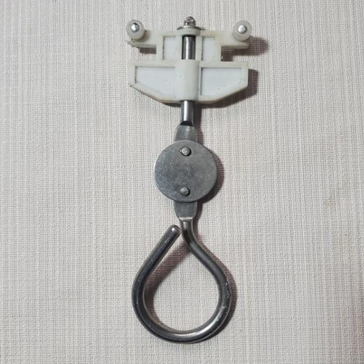 输液架专用滑轮跑车输液吊杆轨道滑跑轮医院天轨滑轮滑道挂钩吊轮