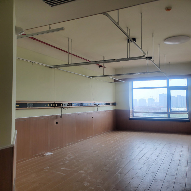 医院配件输液导轨美容院轨道吊杆式天轨铝合金病床隔帘医疗用轨