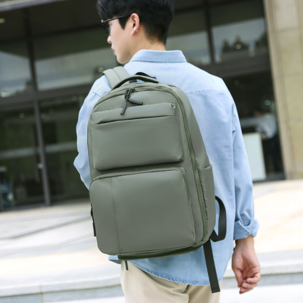 牛津防水商务风男士双肩包大容量通勤电脑包旅行背包独立鞋仓,箱包皮具/热销女包/男包,双肩背包,淘宝优惠券,粉丝福利购,淘宝优惠卷