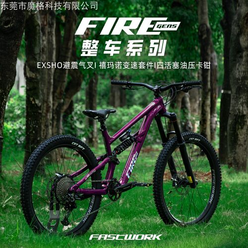 FASTWORK-FIRE软尾避震山地车