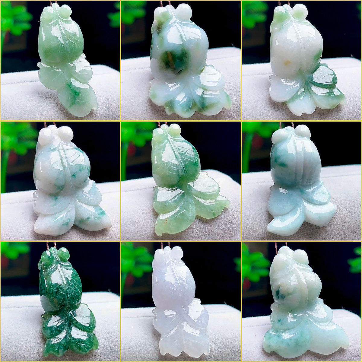 缅甸料 天然A货翡翠金鱼吊坠 飘绿玉石鱼玉坠 立体玉鱼项坠男女款