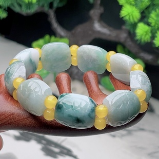 天然手串正品翡翠龟甲长寿安康招财男女款玉石男女龟壳手链