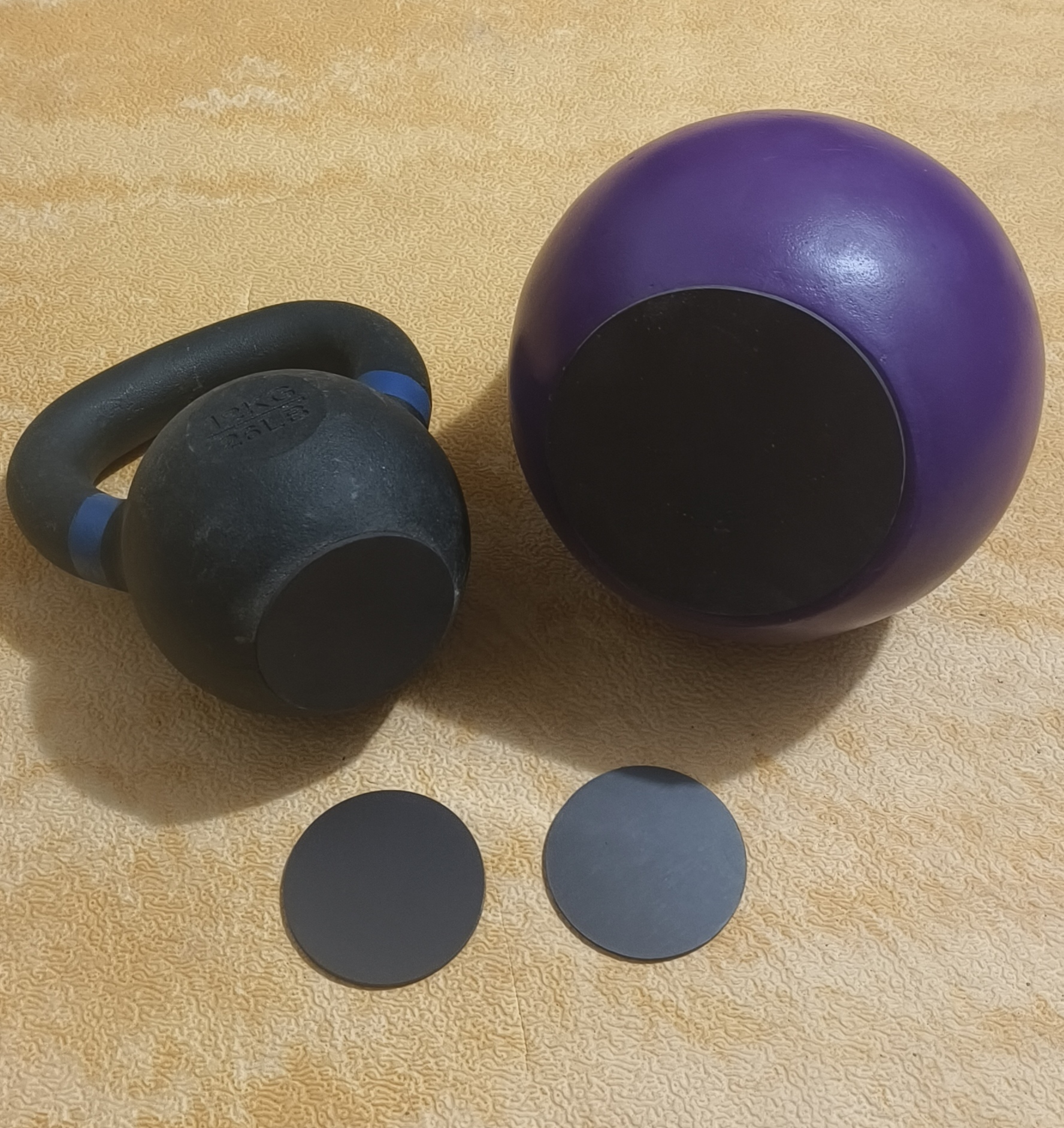 壶铃磁力橡胶垫 壶铃底座 橡胶垫 保护地板