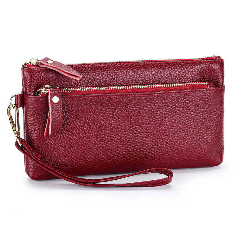 真皮迷你手拿包女2024新款时尚大容量多层拉链钥匙手机软皮收纳包,箱包皮具/热销女包/男包,手拿包,淘宝优惠券,粉丝福利购,淘宝优惠卷