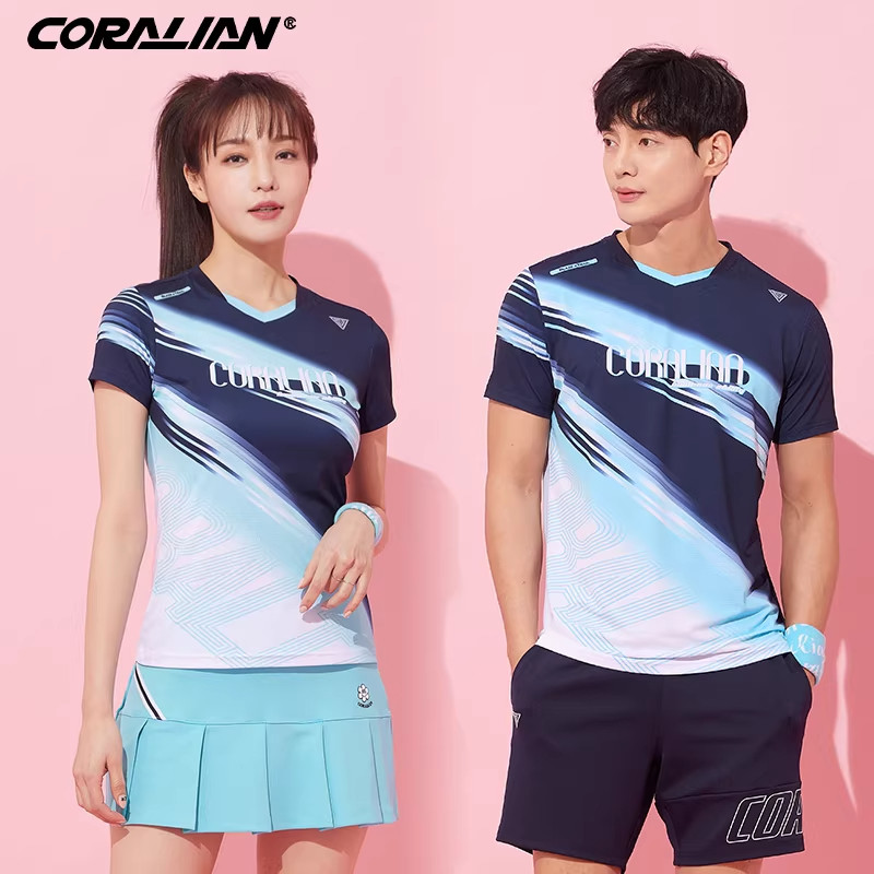 韩国可莱安透气速干羽毛球服套装