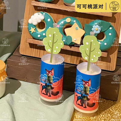 疯狂动物城主题ZOOTOPIA甜品台