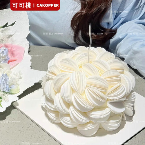 超薄糯米纸花朵蛋糕装饰网红女神生日花球花瓣可食用糖纸烘焙材料