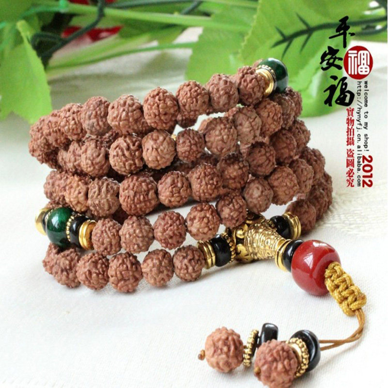 108颗尼泊尔五瓣小金刚菩提子手串珠首饰桶8MM珠径男女通用