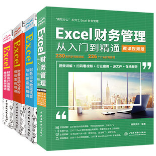Excel财务管理+常用表单设计+数据核算处理+自动化分析案例精讲（套装共4册）