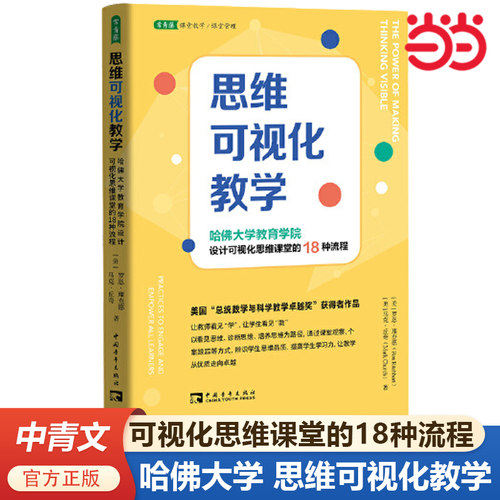 当当网正版书籍 思维可视化教学：哈佛大学教育学院设计可视化思维课堂的18种流程 教师用书