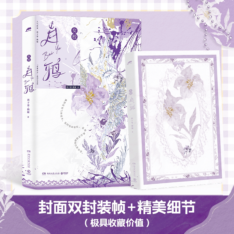 当当网【赠邀请函+人物苹果卡+海报+拍立得+贴纸】白鸦 人气作家孩子帮鹅随 北番高中系列代表作大陆原创青春文学校园言情小说书籍