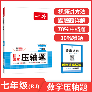 2026一本初中数学压轴题七年级RJ人教版数学有理数方程初一数学必刷题7年级上下册通用数学专题训练解题方法数学模板例题练习
