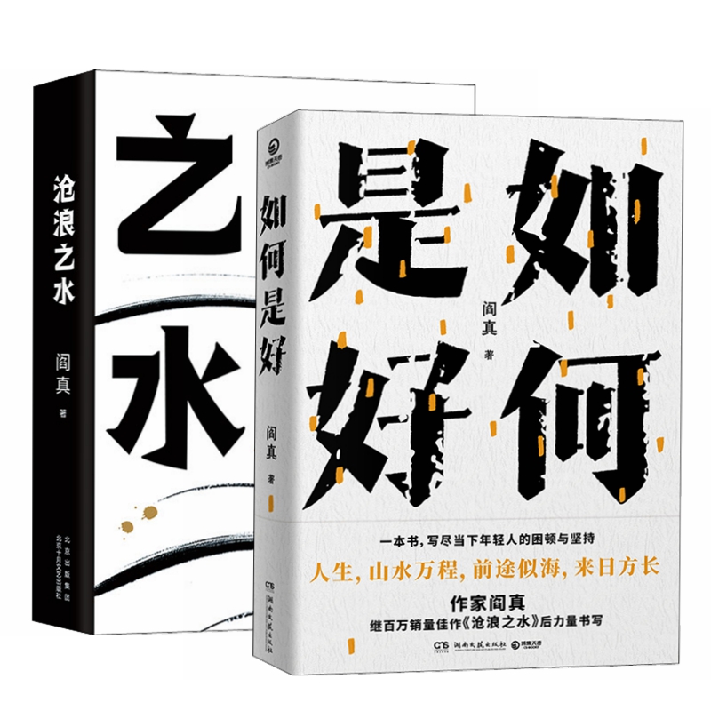 阎真作品集：如何是好+沧浪之水（套装全2册）