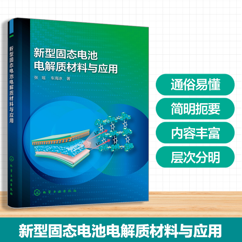 新型固态电池电解质材料与应用 新能源技术指南 固态电解质制备与表征技术 新型固态电解质应用 电化学储能与固态材料领域科研书籍