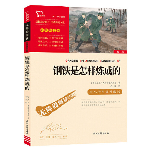 当当网正版书籍 钢铁是怎样炼成的 八年级下册阅读 时代文艺出版社  中小学生课外阅读指导丛书 无障碍阅读 彩插励志版怎么看?