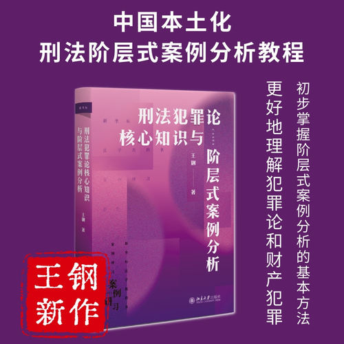 【当当网】刑法犯罪论核心知识与阶层式案例分析 王钢 德国的案例分析方法 阶层式案例分析方法的本土化 北京大学出版社 正版书籍