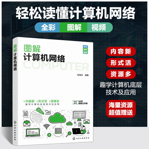 图解计算机网络 信海舟 计算机网络出现与发展 常见参考模型 物理层功能与特性 常见设备及工作原理 计算机网络技术初学者及爱好者