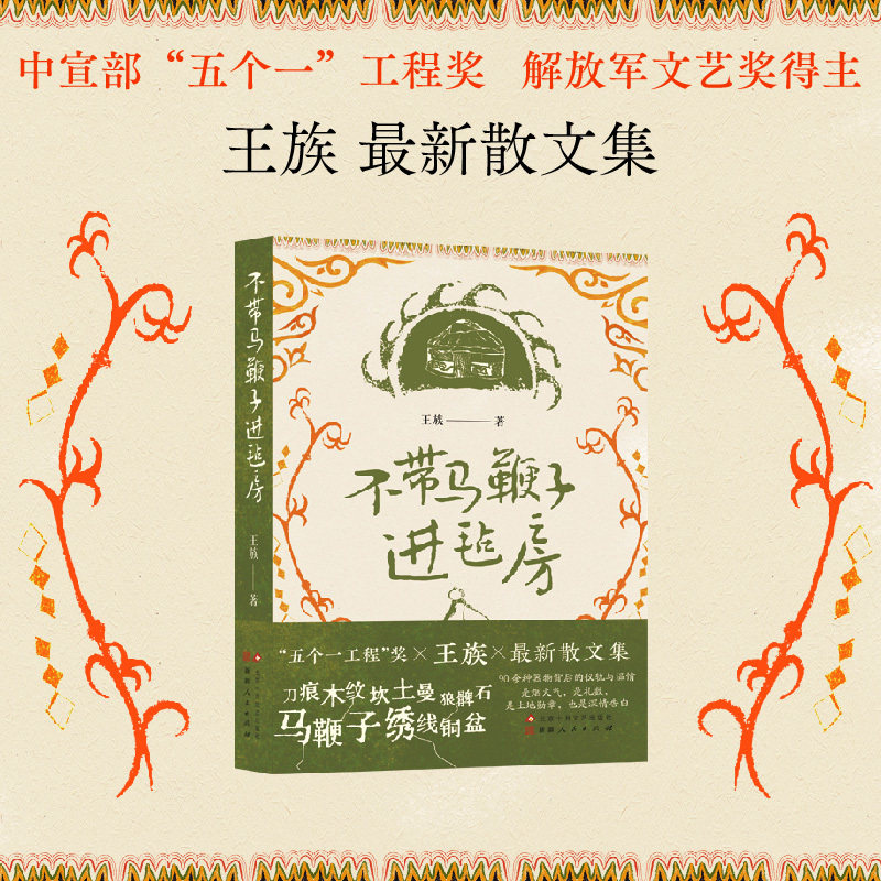 当当网 不带马鞭子进毡房 五个一工程奖 王族著 一部新疆百年器物科普书 中国现当代随笔