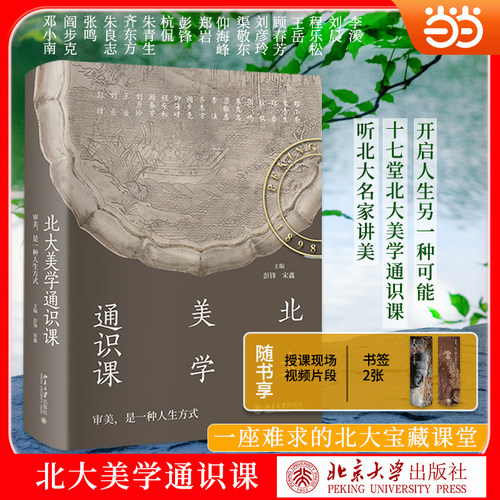 当当网【赠书签】北大美学通识课 中国诗词歌绘画艺术敦煌石窟建筑文物国宝设计工艺美术鉴赏美学启蒙素养提升书 北京大学出版社
