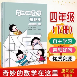 当当正版奇妙的数学在这里小学四年级下册上册唐彩斌 特级教师公开教学课丰富数学理解书籍小学数学思维训练电子工业出版社小学生