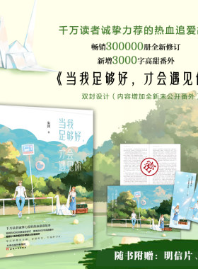 【当当网 正版书籍】当我足够好 才会遇见你  万读者诚挚力荐的热血追爱故事 畅销300000册全新修订 新增3000字高甜番外