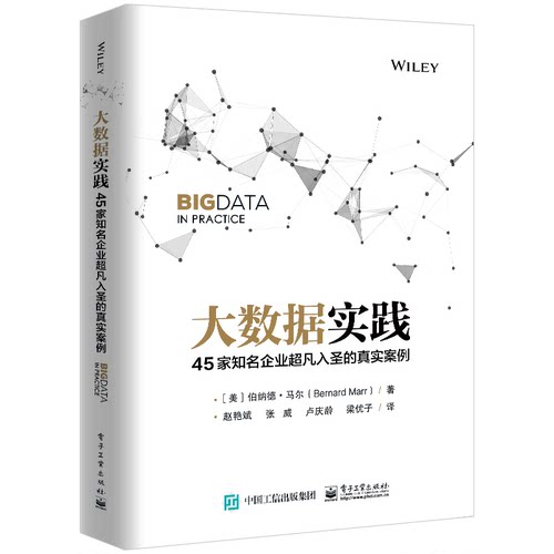 当当网 大数据实践：45家知名企业入圣的真实案例 赵艳斌 等；（日）Bernard Marr（伯纳德·马尔） 电子