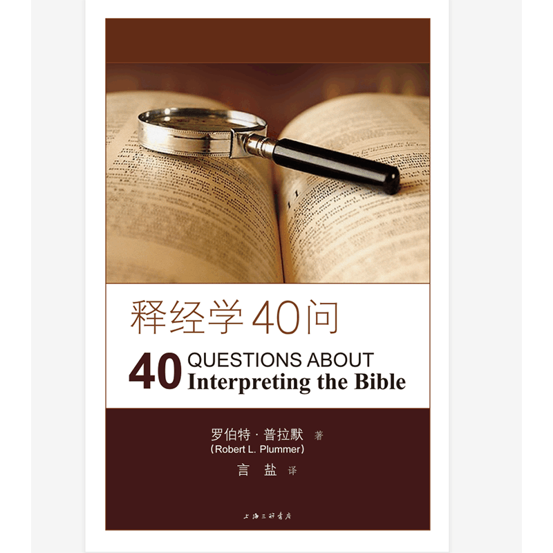 当当网 释经学40问 介 罗伯特·普拉默 上海三联书店 正版书籍