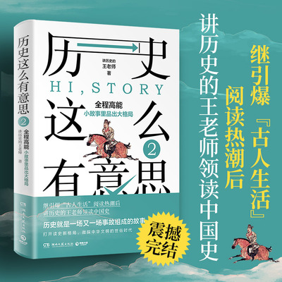 当当网 历史这么有意思2（继引爆“古人生活”阅读热潮后，王老师领读中国史！“ 讲历史的王老师 湖南文艺出版社 正版书籍