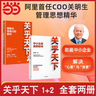 关乎天下1+2 中小企业赢的秘诀 策略与领袖力的要诀阿里首任COO 阿里妈妈关明生 分享早期阿里管理正规化的实践  正版书籍