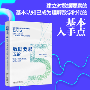 北大社正版 當當網 數據要素五論：信息 安全 從跨學科多視野 交易 權屬 書籍 角度全面認識數字時代 入手點數據要素 價值