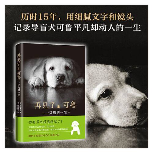 当当网 再见了，可鲁 石黑谦吾著 同名电影原著任达华主演一只狗的一生电影导盲犬小Q原著小说 精装爱与感动外国文学社会小说书籍