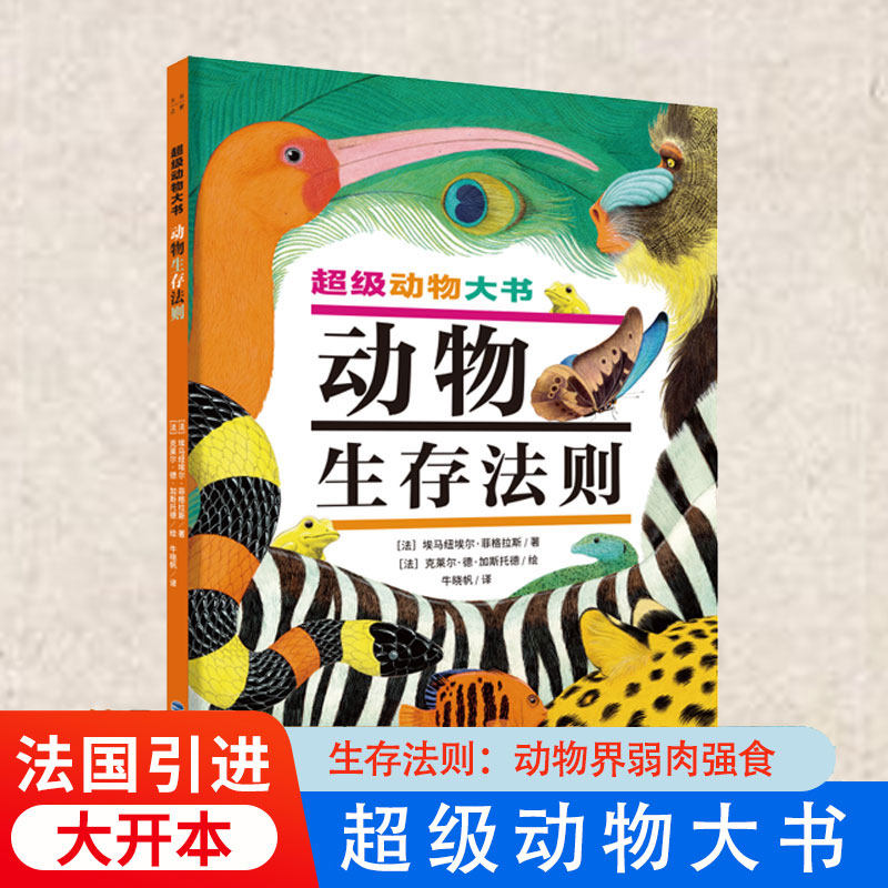 当当网正版童书 超级动物大书动物生存法则儿童动物百科全书动物建筑