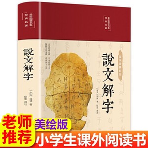 说文解字美绘版古代汉语字典古文字字典咬文嚼字细说汉字中小学生课外阅读书籍