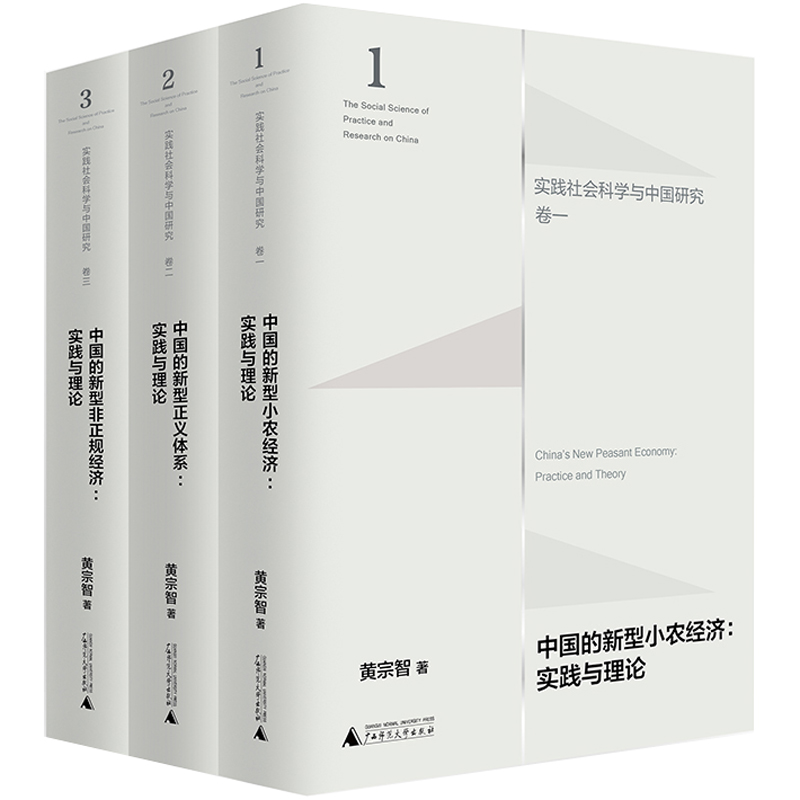 当当网大学问·黄宗智·“实践社会科学与中国研究”三卷本（小农经济+正义体系+非正规经济）正版书籍