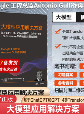 当当网 官方正版 基于GPT-3、ChatGPT、GPT-4等Transformer架构的自然语言处理法丹尼斯·罗斯曼人工智能清华大学出版社