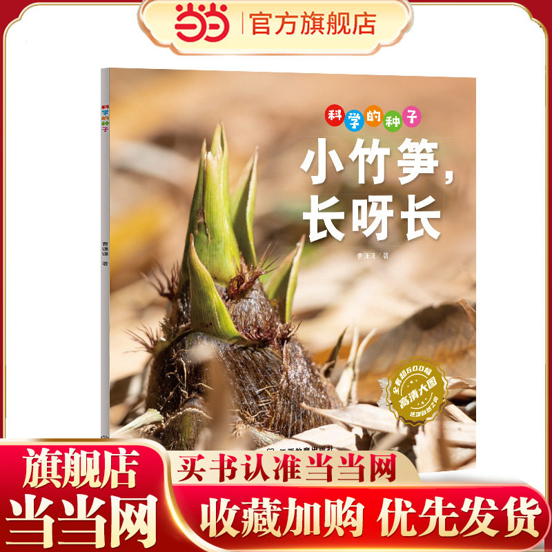 科学的种子：小竹笋，长呀长3-8岁儿童百科认识科学概念 养成科学思维 激发科学探索欲