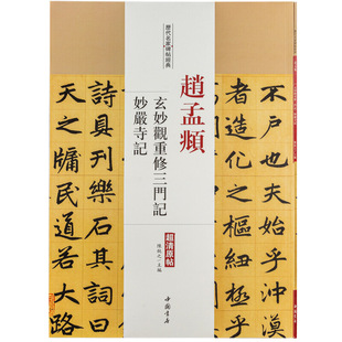 历代名家碑帖经典赵孟頫玄妙观重修三门记妙严寺记