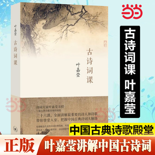 诗唐诗宋词元 畅销书籍 古诗词修养进阶读物 给孩子 叶嘉莹先生讲解中国古诗词 曲全唐诗三百首 当当网 古典文学理论正版 古诗词课