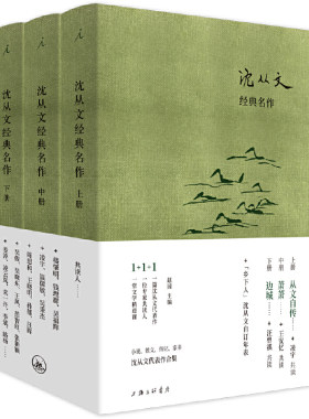 当当网 沈从文经典名作（精装3册）上册《从文自传》中册《萧萧》下册《边城》文学作品集原著课外阅读名著小说书籍散文 正版书籍