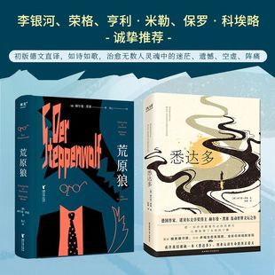 共2册 赫尔曼·黑塞作品 姜乙译本 当当网 读物 荒原狼 获诺贝尔文学奖得主德语作家推荐 外国现当代文学小说畅销书籍 悉达多