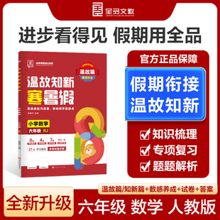 2025春 温故知新寒暑假 小学数学六年级 （RJ）