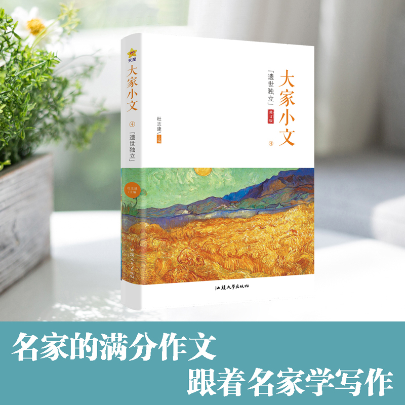 2024版疯狂阅读 大家小文4 遗世独立 散文素材名人名言句子迷大全初中生高中生课外阅读作文素材 新版天星教育