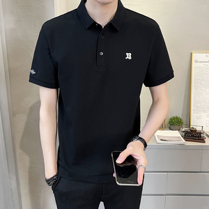 休闲时尚字母男款短袖青春流行韩式T恤POLO衫 DS-A329-PL2079-P50图片