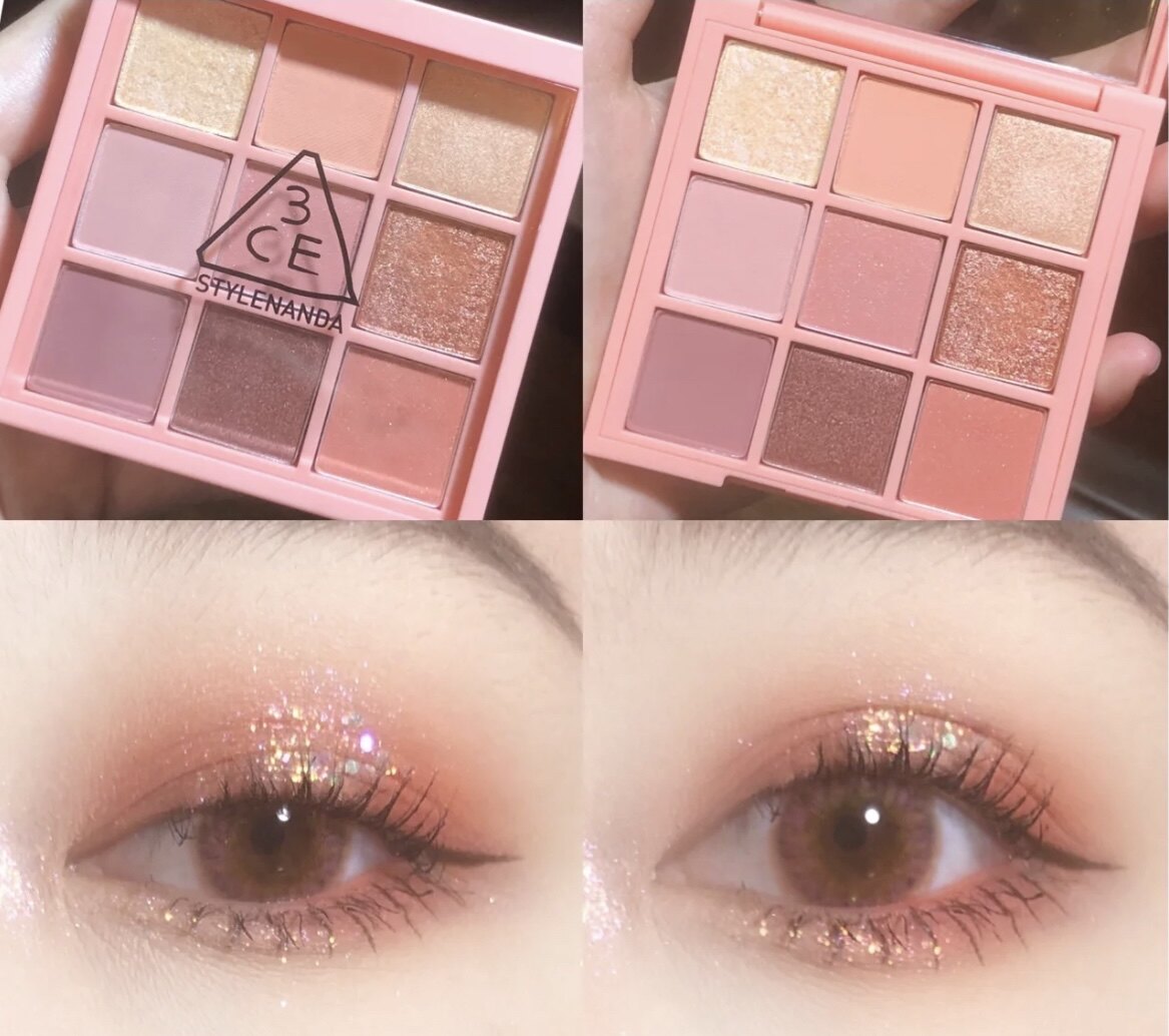 现货 3ce 蜜桃盘 粉色系 beach muse 水蜜桃女孩