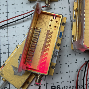 激光器120瓦泵浦源红光同轴散热片恒流驱动板高温保护+点动开关