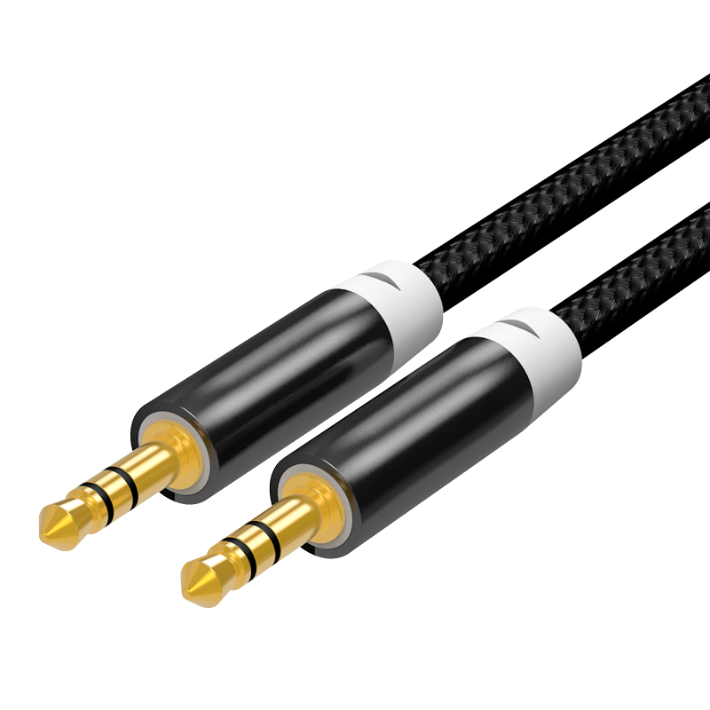 腾飞aux音频连接线车用音响音箱3.5mm双头插电脑手机输出转接换汽车载播放器头戴式耳机aus数据公对公专用线