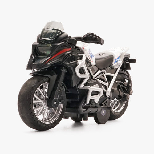 铭优MY66-M5218K盒装越野摩托车1/14仿真儿童声光回力合金模型