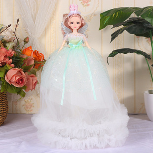 新款 42CM创意热销雅德芭比公主洋娃娃儿童玩具婚纱礼物礼品赠送