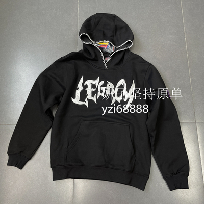 外贸单加绒宽松棉质街头嘻哈卫衣