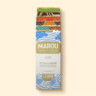 越南直邮MAROU巧克力THE FAISEURS 迷你套装6块×24g匠心之作系列